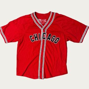 Evolution in Design Red Chicago Baseball Jersey Number 23